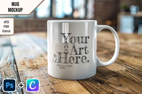 Download Coffee Mug Mockup Smart Object Template - Smart object Collection