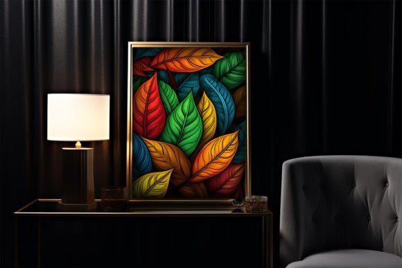 Download Dark Interior Picture Frame Mockup - Picture Collection