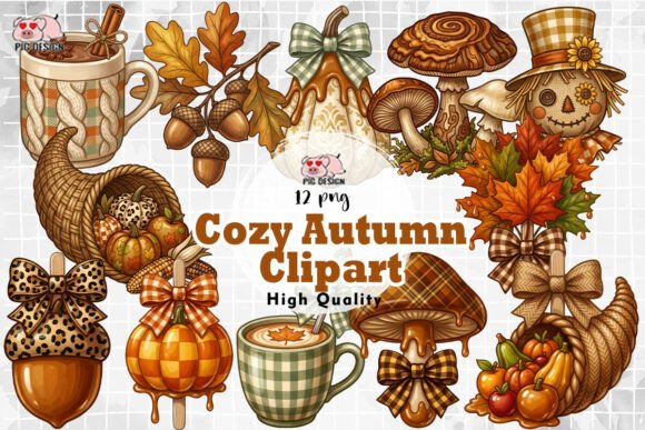 Download Cozy Autumn Clipart PNG - Cozy Collection