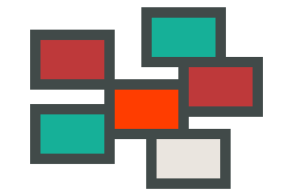 Download Wall Picture Frames Color Icon. Room Dec - Picture Collection