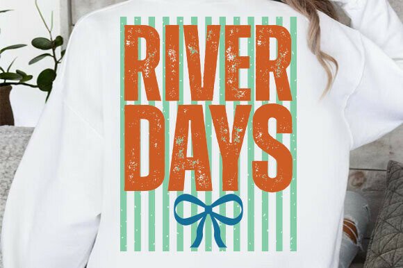Download River Days SVG, Striped Summer SVG - Premium Resources