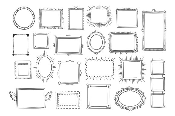 Download Hand Drawn Picture Frames - Picture Collection
