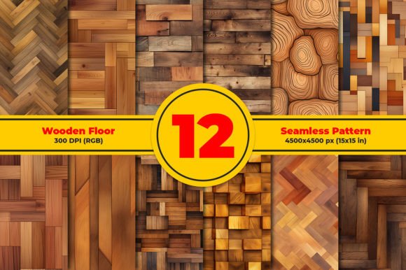 Download Wooden Floor Seamless Pattern - Wooden Collection